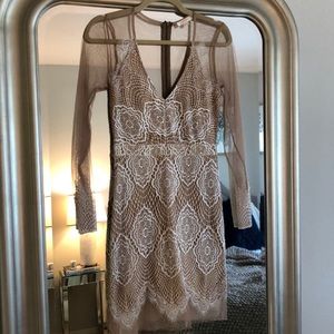 Small Lace Backless Bachelorette Dress